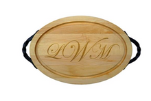 Load image into Gallery viewer, Maple Leaf Cheeseboard 18" Oval