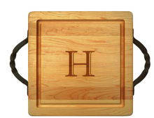 Load image into Gallery viewer, Maple Leaf Cheeseboard 14" Square