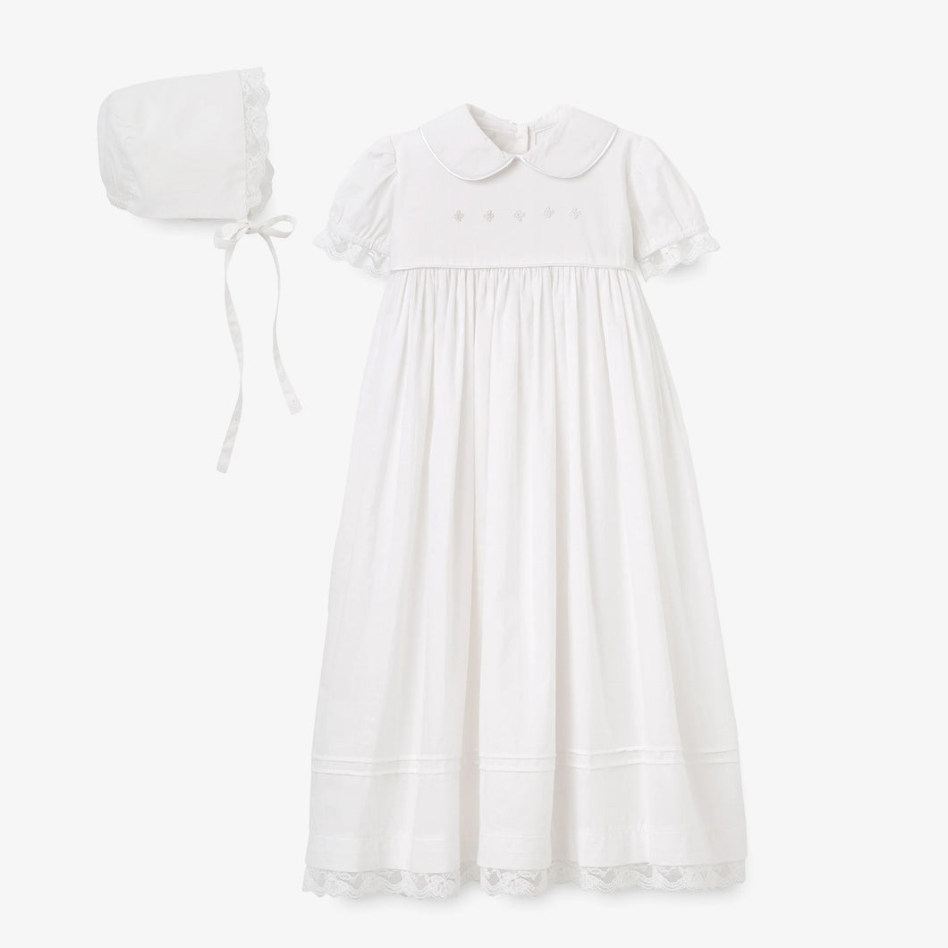 Elegant Baby Girls Christening Gown