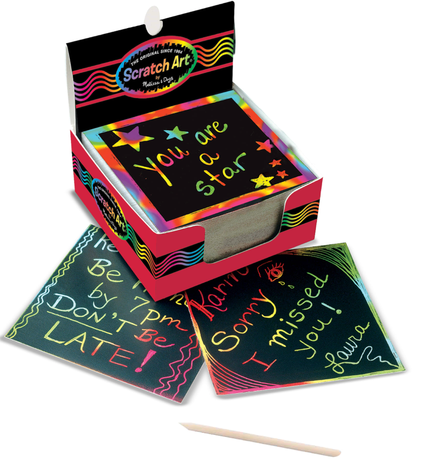 Scratch Art® Box of Rainbow Mini Notes