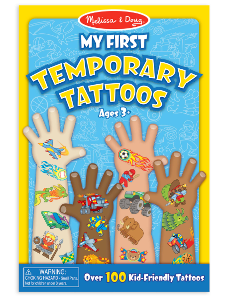 My First Temporary Tattoos: 100+ Kid-Friendly Tattoos - Adventure, Creatures, Sports, and More