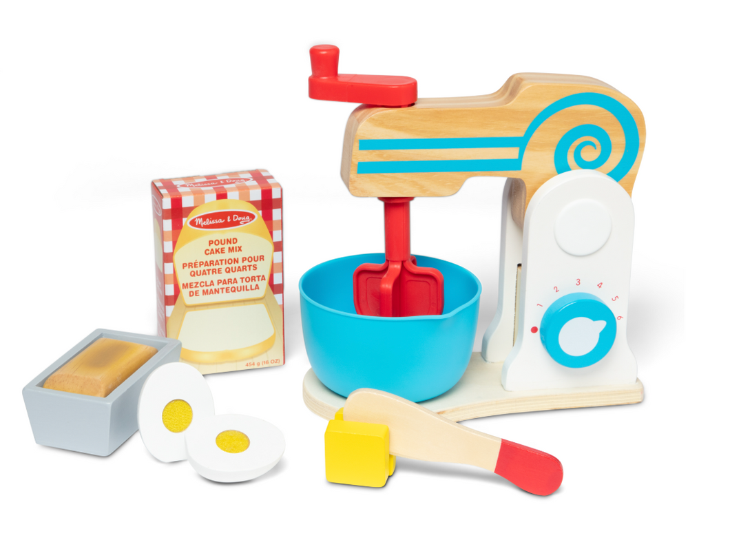 Make-a-Cake Wooden Mixer Set