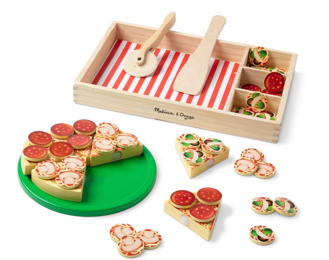 Wooden Pizza Party Play Set