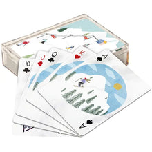 Load image into Gallery viewer, Skiing Fun Playing Cards

