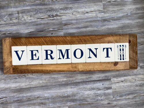 Rustic Marlin Vermont Classic Sign - Thumbnail 2