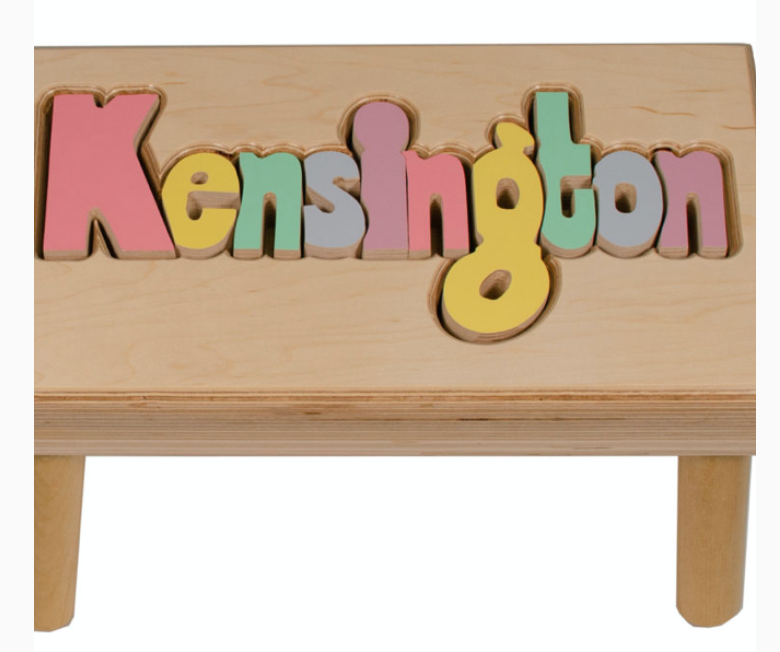 Puzzle stool clearly yours gifts