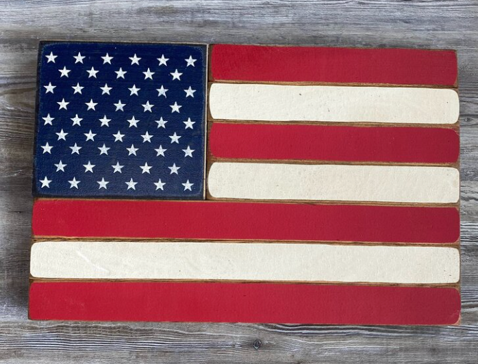 Rustic Marlin Small Flag