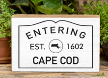 Load image into Gallery viewer, Rustic Marlin Entering Wood Sign
