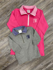 Cotton Gingham Pullover